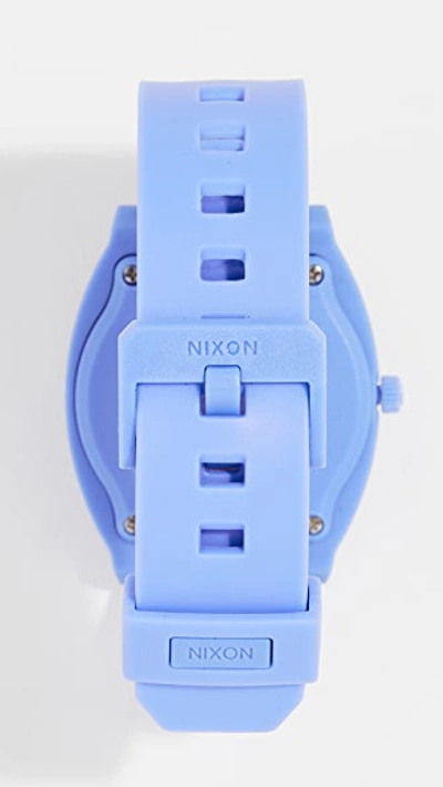 Shop Nixon Time Teller Watch In Matte Perriwinkle