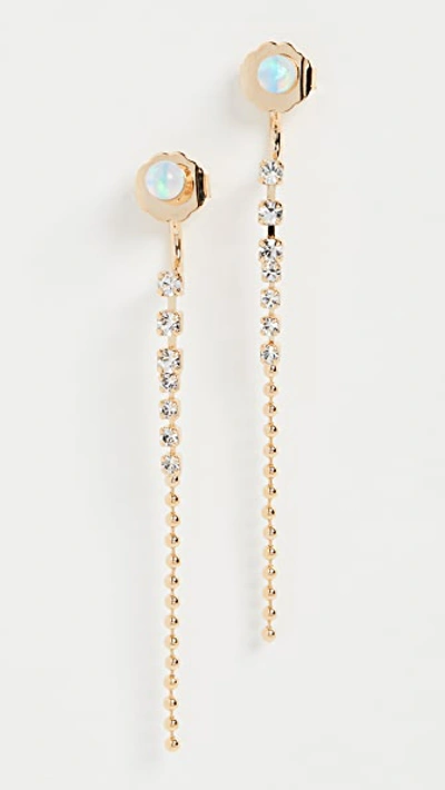 Shop Lionette By Noa Sade Vega Strand Earrings In Gold