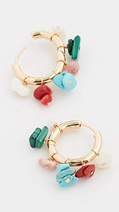 Shop Anni Lu Carine Hoop Earrings In Gold