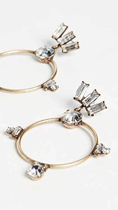 Shop Lionette By Noa Sade Mykonos Brass Hoop Earrings
