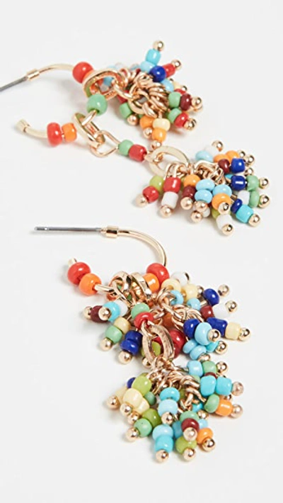 Shop Roxanne Assoulin Sprinkle Set Of Beaded Earrings In Multi