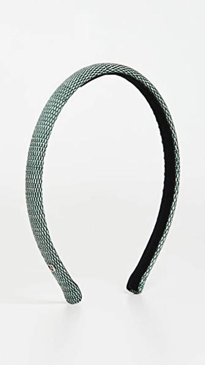 Shop Alexandre De Paris Green Headband