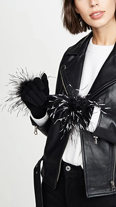 Shop Eugenia Kim Sloane Cashmere Gloves In Black