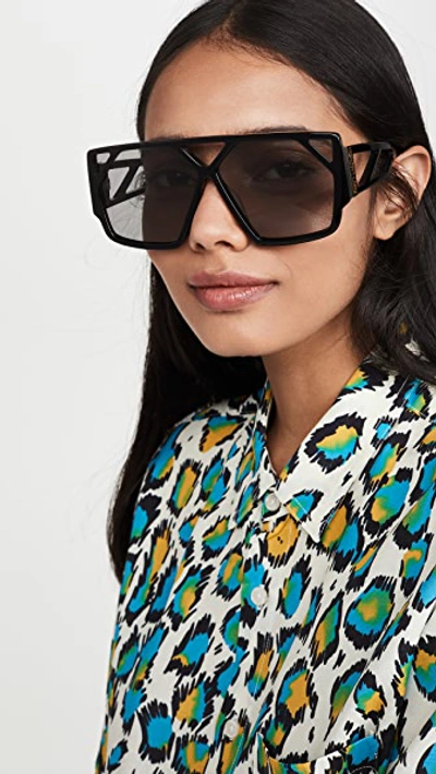 Shop Poppy Lissiman Hotlick Sunglasses In Black