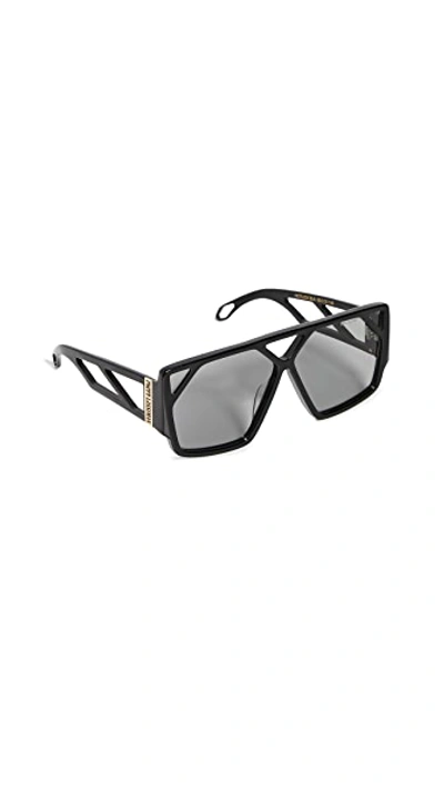 Shop Poppy Lissiman Hotlick Sunglasses In Black