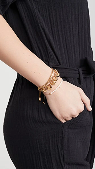 Shop Tohum Crab Shell Bracelet In Gold