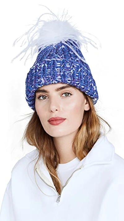 Shop Eugenia Kim Rain Hat In Periwinkle