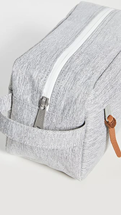 Shop Herschel Supply Co Chapter Cosmetic Bag In Light Grey Crosshatch