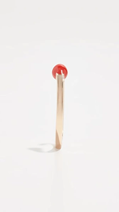 Shop Alison Lou 14k Match Stick Ring In Tomato