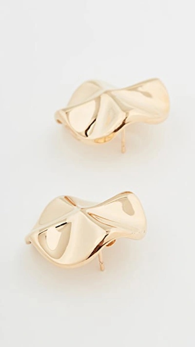Shop Gaviria Single Cali Earrings In Gold