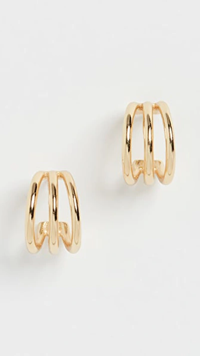 Shop Luv Aj The Baby Bastille Hoops In Gold