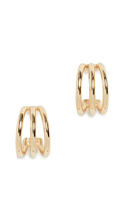 Shop Luv Aj The Baby Bastille Hoops In Gold