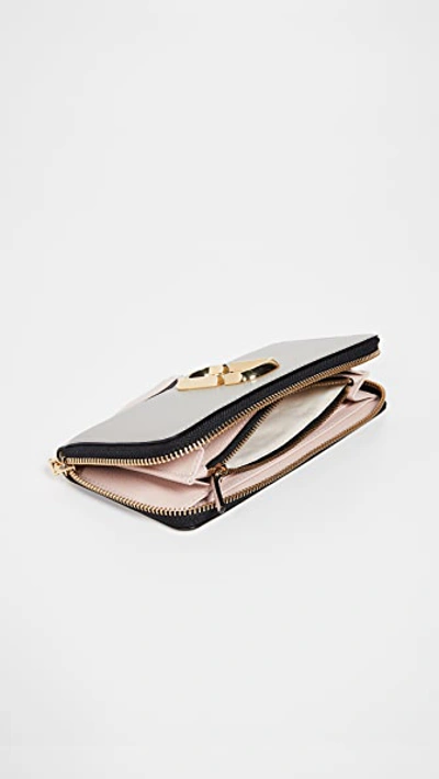 Shop Marc Jacobs Snapshot Standard Continental Wallet In Dust Multi