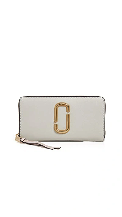 Shop Marc Jacobs Snapshot Standard Continental Wallet In Dust Multi