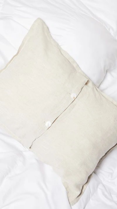Shop Shopbop Home Shopbop @home Pom Pom At Home: Love & Peace Pillow Set In Flax