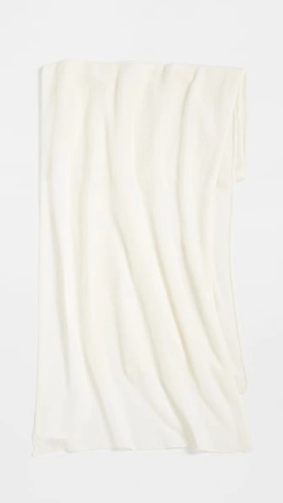 Shop Club Monaco Adele Cashmere Scarf In White