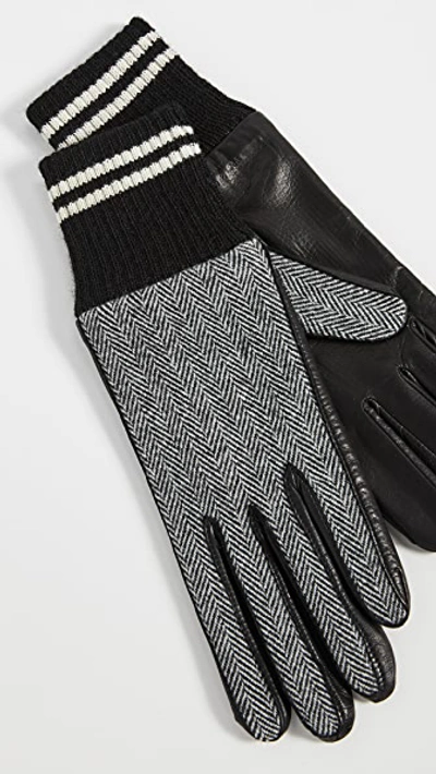 Shop Rag & Bone Ski Gloves In Black Multi