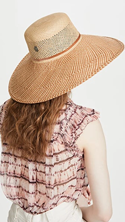Shop Freya The Magnolia Hat In Butterscotch/sand
