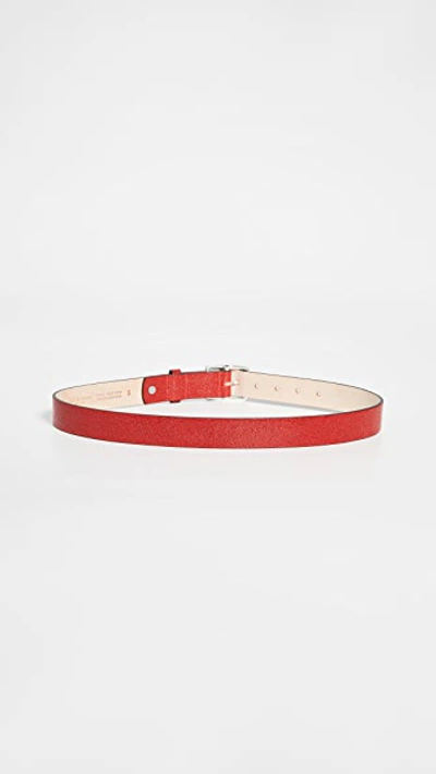 Shop Rag & Bone Boyfriend Belt In Fry Red