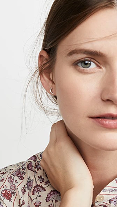Shop Isabel Marant Full Moon Earrings In Transparent
