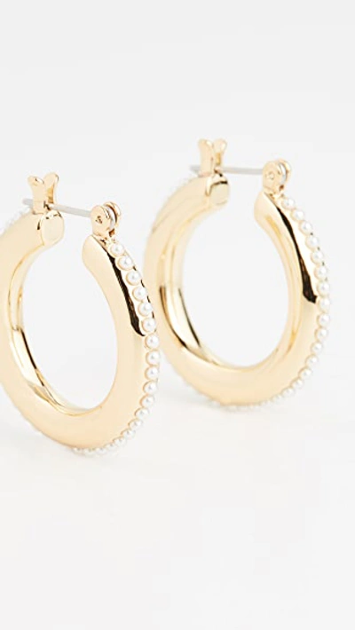 Shop Luv Aj The Baby Amalfi Hoops In Gold