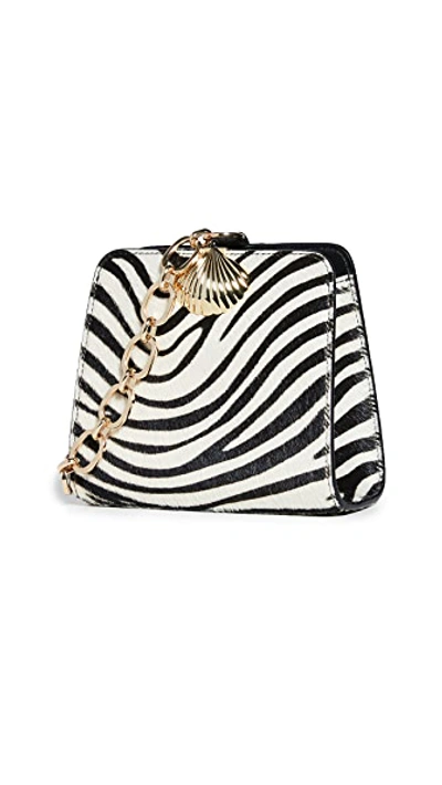 Shop Rixo London Amelie Bag In Zebra