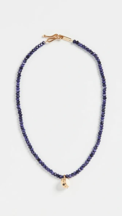 Shop Isabel Marant Imani Necklace In Navy