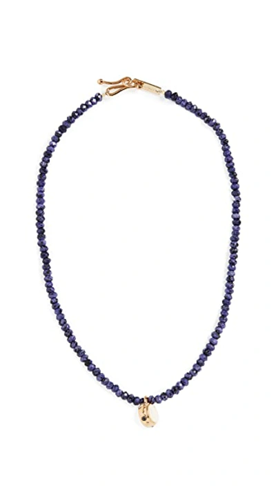 Shop Isabel Marant Imani Necklace In Navy