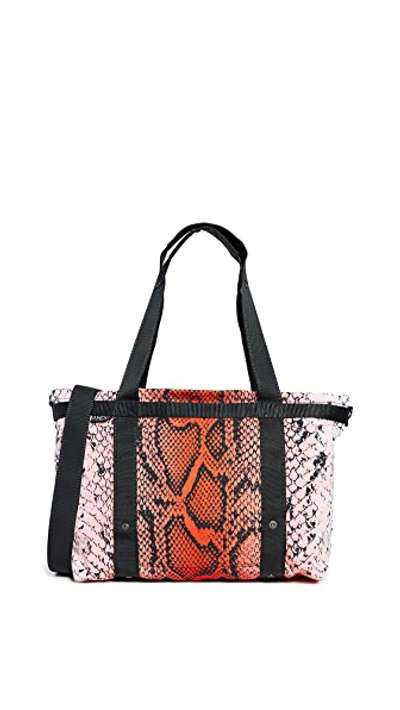 Shop Andi The  Tote In Persimmon Snake