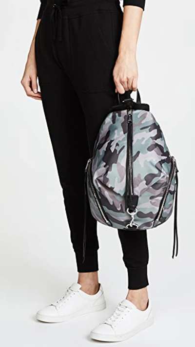 Shop Rebecca Minkoff Nylon Julian Backpack In Camo Print