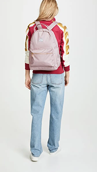 Shop Herschel Supply Co Nova Mid-volume Backpack Ash Rose One Size