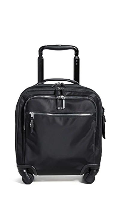 Shop Tumi Voyageur Osona Compact Carry On Suitcase In Black/silver