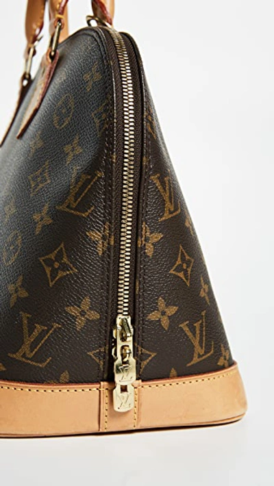 Pre-owned Louis Vuitton Monogram Alma Bag In Lv Print