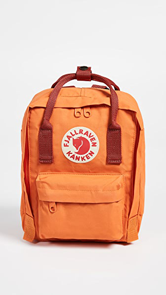 kanken burnt orange deep red