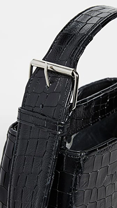 Shop Alfeya Valrina Joe Joe Bag In Black Croc