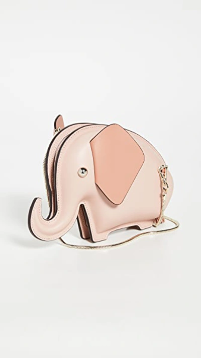 Shop Kate Spade Elephant Elephant Crossbody Bag In Flapper Pink