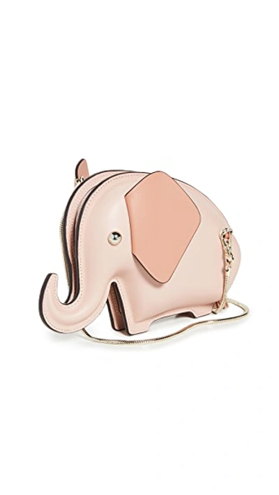 Shop Kate Spade Elephant Elephant Crossbody Bag In Flapper Pink