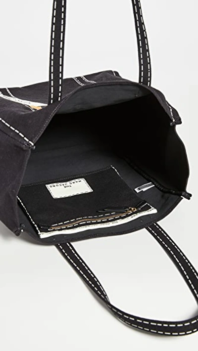 Shop The Marc Jacobs Trompe L'oeil Tag 31 Tote Bag In Black Multi