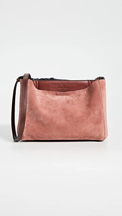 Shop Rag & Bone Passenger Crossbody Bag In Dusty Pink