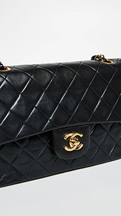 Pre-owned Chanel 2.55 Classic Flap Bag In Black
