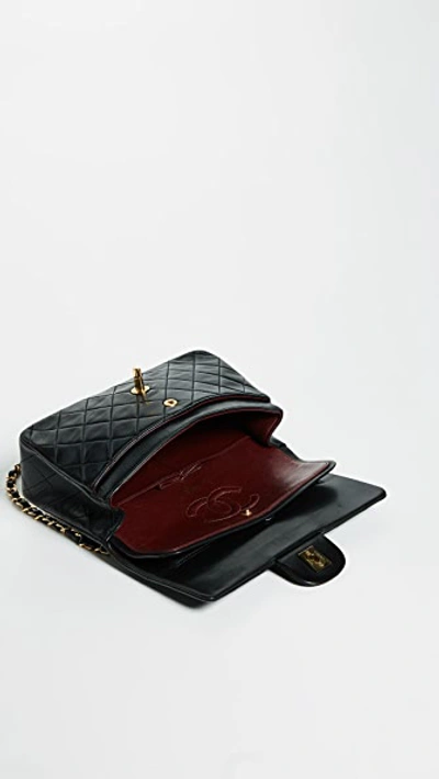 Pre-owned Chanel 2.55 Classic Flap Bag In Black