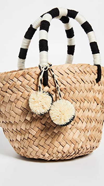 Shop Kayu Mini St Tropez Tote In Black/white