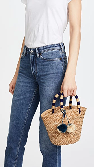 Shop Kayu Mini St Tropez Tote In Navy/camel