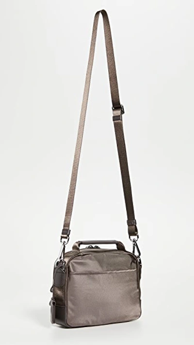 Shop Tumi Troy Crossbody In Mink/silver