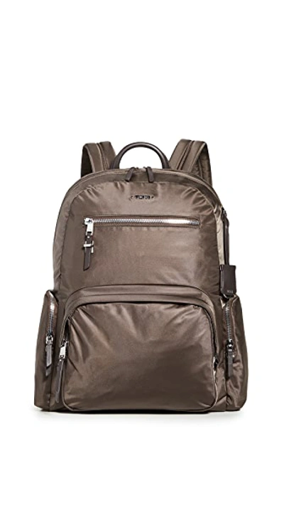 Shop Tumi Carson Backpack In Mink/silver