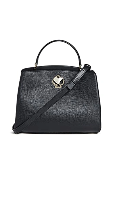 Shop Kate Spade Romy Small Satchel In Black