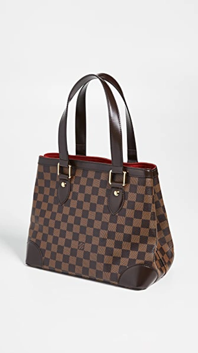 Pre-owned Louis Vuitton Hampstead Pm Tote Bag In Brown
