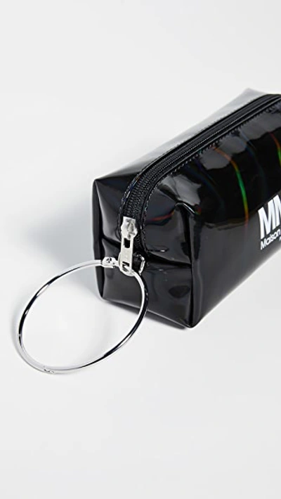 Shop Mm6 Maison Margiela Cosmetic Case In Black