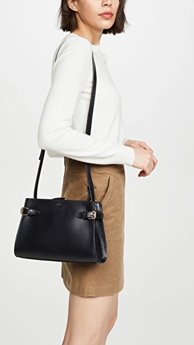 Shop Apc Charlotte Bag In Noir