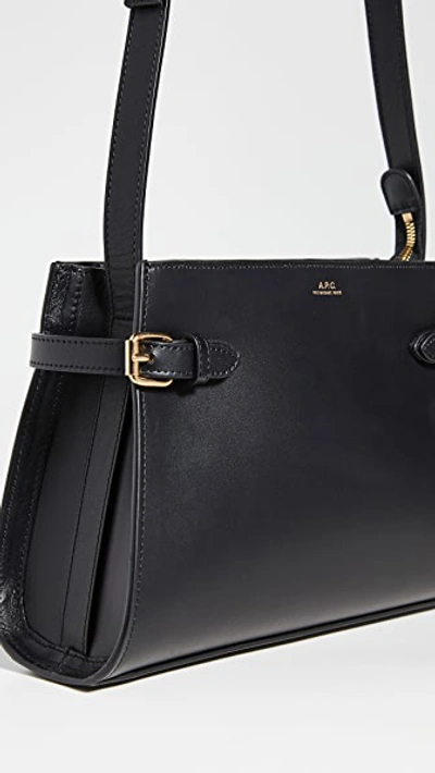 Shop Apc Charlotte Bag In Noir